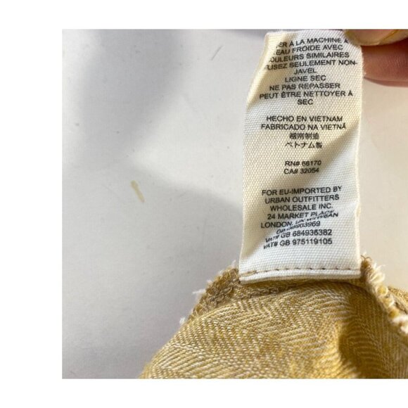 Free People We The Free Sand Dune Henley in Mustard Size XS - Picture 6 of 8